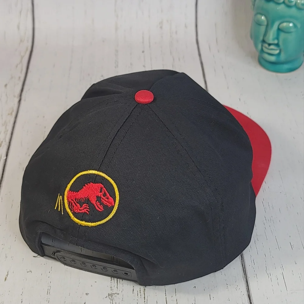 Jurassic Park 1993 JP Team McDonald's Vintage Collectible Snap Back Unisex Hat - Picture 5 of 12
